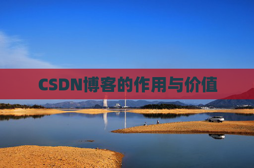CSDN博客的作用与价值